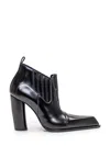 Off-white Off White Moon Beatle Shade Ankle Boots In Black
