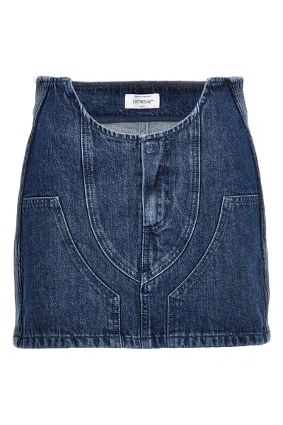 Off-white 'motorcycle' Miniskirt