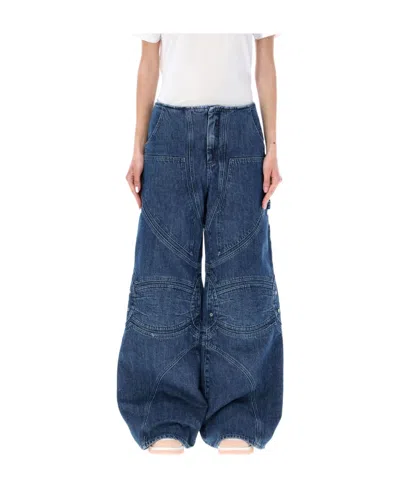 OFF-WHITE OFF-WHITE LOW-RISE WIDE LEG JEANS