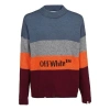 Off-white Multi-color Stripe Sweater Men Multi-color