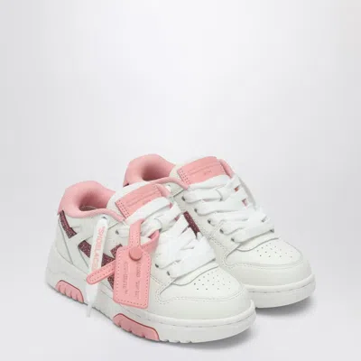 Off-white Out Of Office White/glitter Pink Sneaker