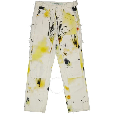 Off-white Multicolor Futura Abstract Carpenter Trousers
