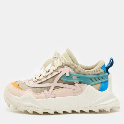 Off-white Multicolor Mesh And Nubuck Leather Odsy 1000 Lace Up Sneakers