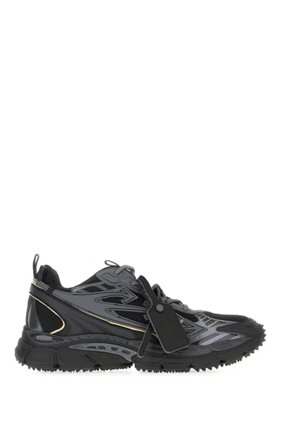 Off-white Be Right Back Panel Sneakers Pull Tab In Black