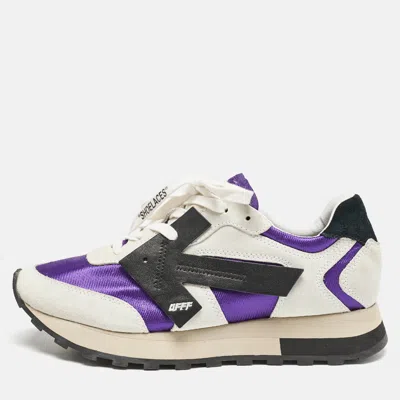 Off-white Multicolor Nylon And Suede Hg Runner Sneakers