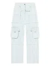Off-white Multiple-pocket Cargo Jeans In Blue