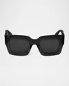 Off-white Catalina Sunglasses In 1007 Black Dark Grey