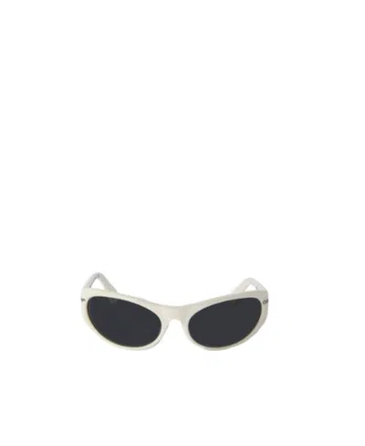 Off-white Napoli Round-frame Sunglasses In Black