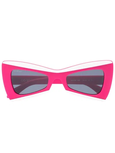 Off-white Nashville Cat-eye Sunglasses In Rosa