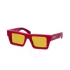 Off-white Nassau Amber Browline Unisex Sunglasses Oeri017 2576 51