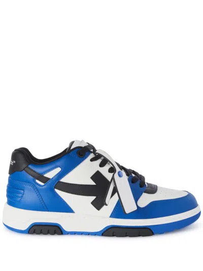 OFF-WHITE NAVY BLUE SIGNATURE ARROWS SNEAKERS FOR MEN
