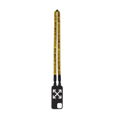 Off-white Industrial Belt Iphone 14 Pro Case In Black