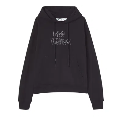 Pre-owned Off-white Neen Arrow Skate Hoodie 'black/white'