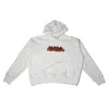 Off-white Neen Graffiti Skater Hoodie White Orange In M