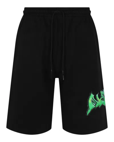 Off-white Neen Skate Sweat Shorts In Black