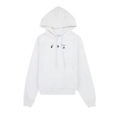 Pre-owned Off-white Negative Mark Skate Hoodie 'white/black' | Men's Size Xl