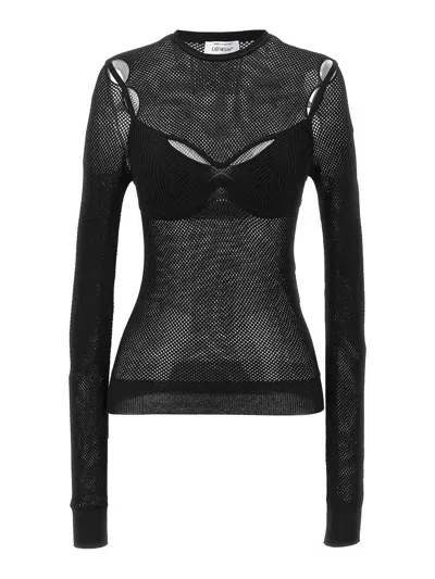 OFF-WHITE TOP - NEGRO
