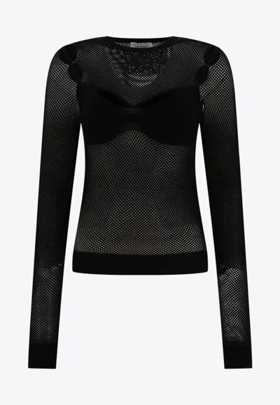 OFF-WHITE NET ARROW TOP