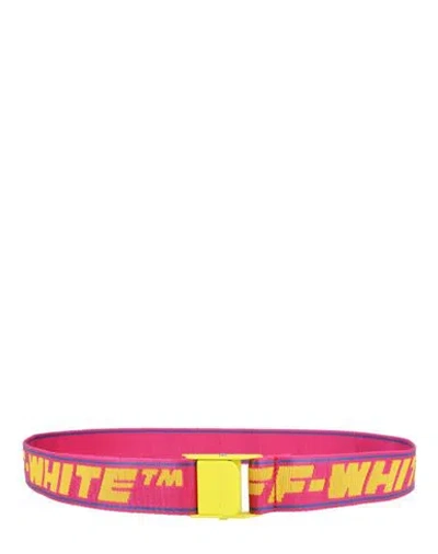 Off-white New Industrial Belt Woman Belt Multicolored Size - Polyamide, Polyester In Fantasy