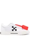 Off-white White Vulcanized Low Sneakers In 110 White - Black