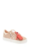 Off-white New Low Vulcanized Calf Leather Sneaker In Pink