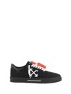 Off-white Vulcanized Contrasting-tag Canvas Sneakers
