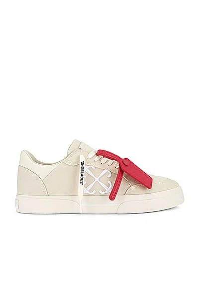 Off-white New Low Vulcanized Canvas In Neutrals
