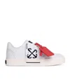Off-white Low Canvas Vulcanized Sneakers In White