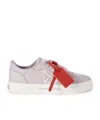 Off-white New Low Vulcanized Canvas Sneakers In White