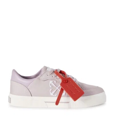 Off-white New Low Vulcanized Canvas Sneakers In White