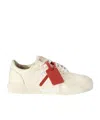 Off-white New Low Vulcanized Canvas Sneakers In White