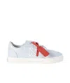 Off-white New Low Vulcanized Lace-up Sneakers In White