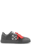 Off-white New Low Vulcanized Lace-up Sneakers In Grey
