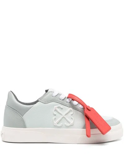 Off-white New Low Vulcanized Calf Leather In Blue