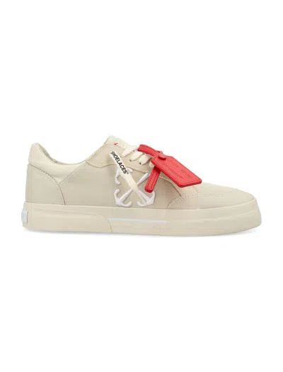 Off-white New Low Vulcanized Sneakers In Angora