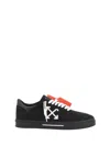 Off-white "low Vulcanized" Sneaker In Black