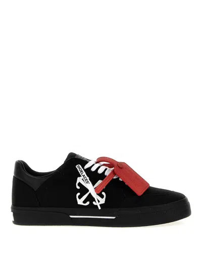Off-white New Low Vulcanized Sneakers In Black
