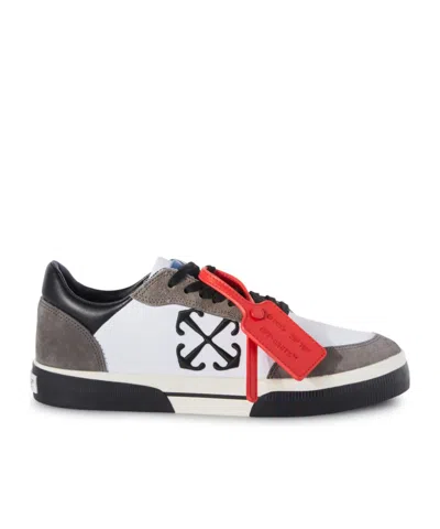 Off-white New Low Vulcanized Sneakers In Gray