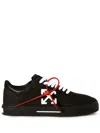 Off-white Vulcanized Canvas Low-top Sneakers In Black