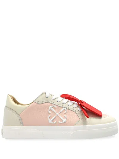 Off-white New Low Vulcanized Trainers In Nudeoffw