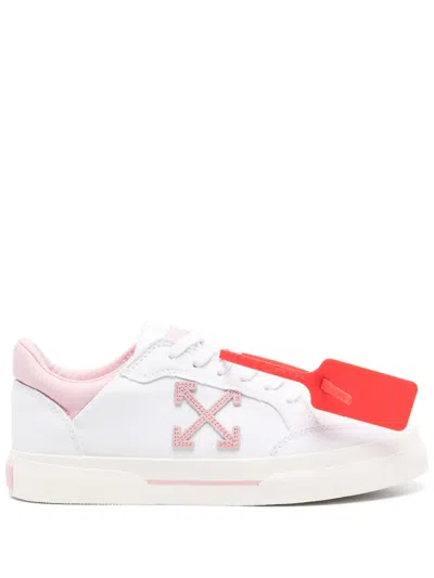 Off-white New Low Vulcanized Canvas Sneakers In White