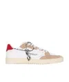 Off-white Multicolor Leather And Fabric 5.0 Sneakers In Nude