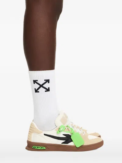 Off-white New Slim Arrow Sneakers In Neutral