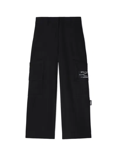 OFF-WHITE OFF-WHITE NEW TOYBOX LOGO PATCH CARGO PANTS