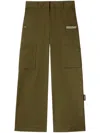 Off-white Off White Trousers In Green