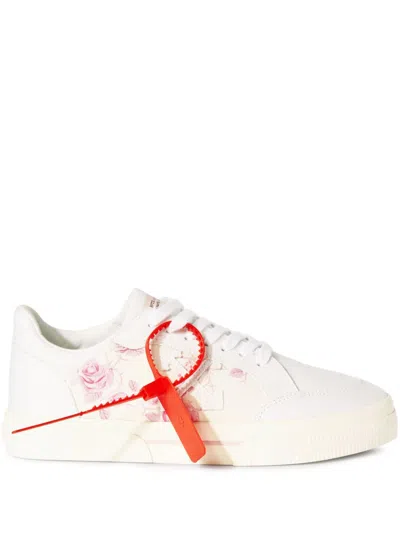 Off-white New Vulcanized Animation Sneakers In White