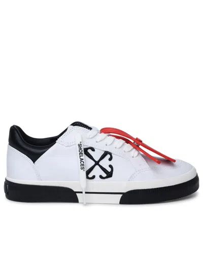 OFF-WHITE OFF-WHITE 'NEW VULCANIZED' BLACK FABRIC SNEAKERS