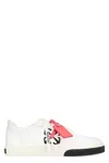 Off-white White New Low Vulcanized Leather Sneakers In White