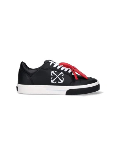 Off-white 'new Vulcanized' Sneakers In Black  