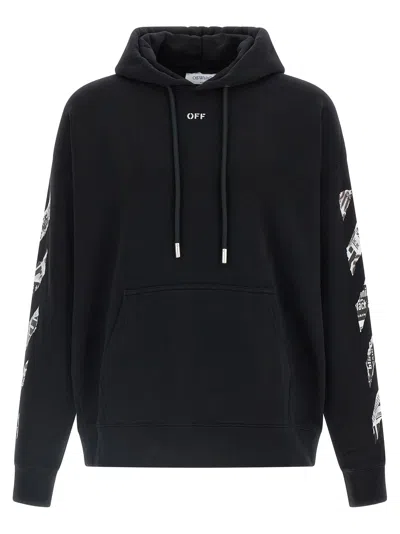 Off-white Newspaper Arrow Skate Sweatshirt Black